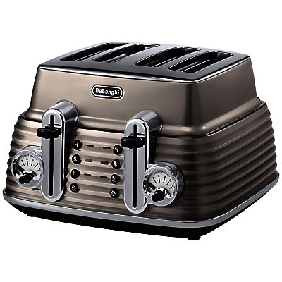 De'Longhi Scultura 4-Slice Toaster Champagne De'Longhi Scultura 4-Slice Toaster Champagne